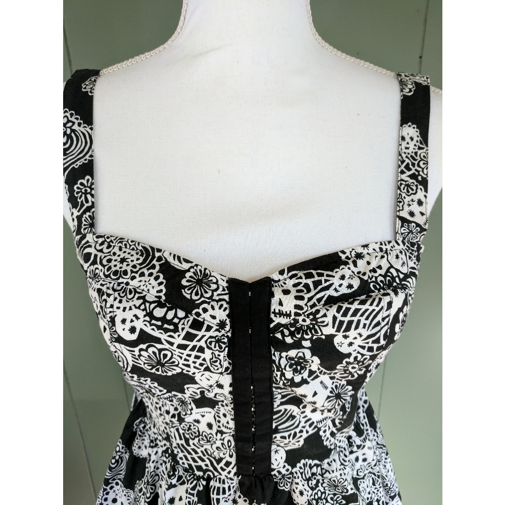 Royal Bones Skeleton Sugar Skull Dress - Picture 2 of 6